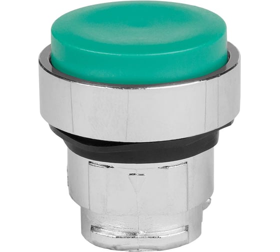 Изображение товара Головка кнопки КЭАЗ OptiSignal D22 A4-PJ-3 с выступ толк зеленая металл ZB4BL3 20 шт 332247