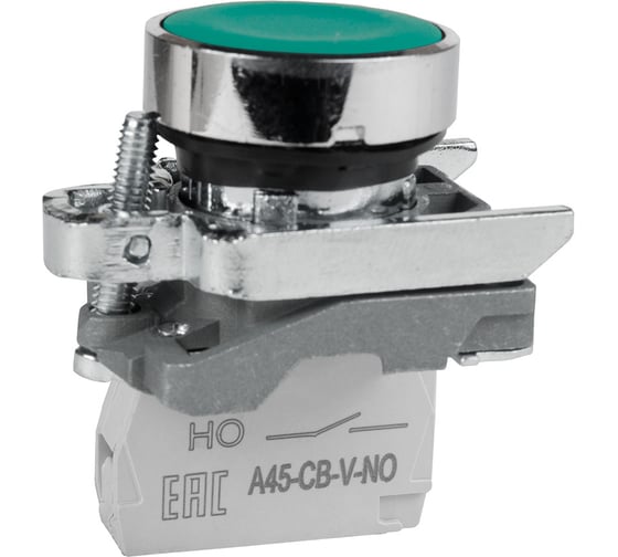 Изображение товара Кнопка КЭАЗ OptiSignal D22 C4-P-310 зеленая металл 1НО XB4BA31 14 шт 332167