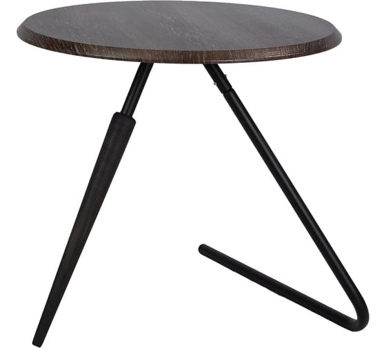 Изображение товара Стол журнальный Мебелик Дуэт 7Н дуб шоле коричневый/черный/эбеновое дерево 9211