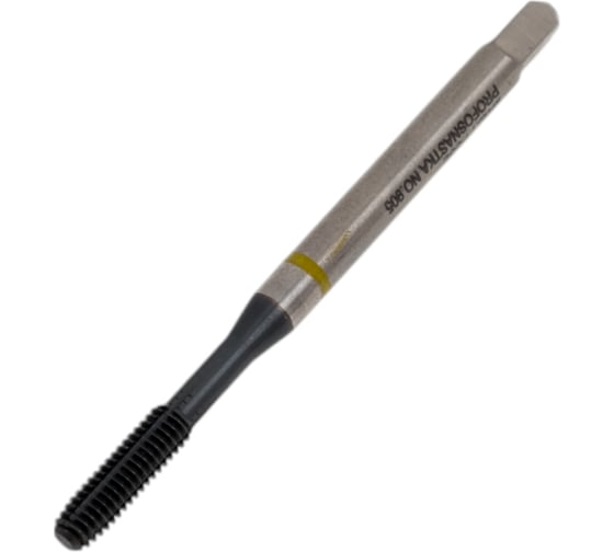 Изображение товара Метчик Профоснастка 905 бесстружечный, раскатник, М4*0.7 глухих/сквозных отверстий, HSSE TiALN, DIN2174 уп 1/10 50901205