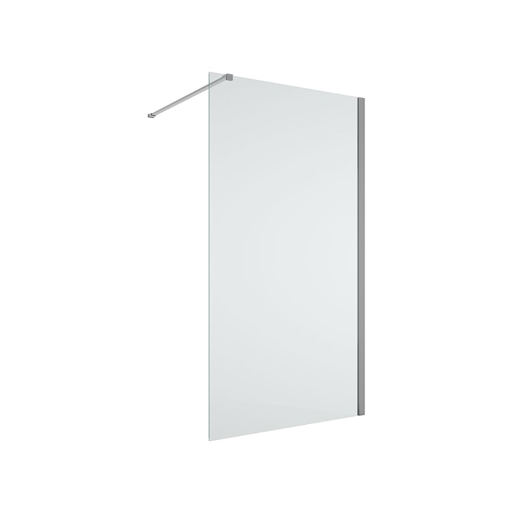 Изображение товара Душевая перегородка Bauedge BAU Stil 190x120 см прозрачное стекло хром профиль