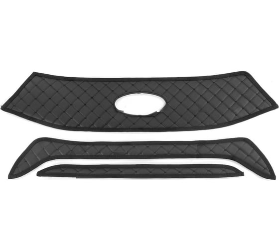 Изображение товара Утеплитель радиатора Defly для Lada Vesta Cross, 2017-2023, до рестайлинга, экокожа черная ZV019-2KR