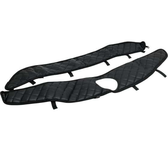 Изображение товара Утеплитель радиатора Defly для Nissan Note (E12), 2012-2020, экокожа черная ZNis13-2KR