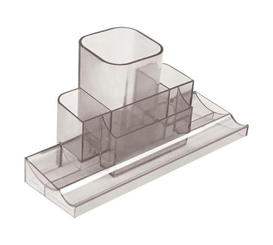 Изображение товара Подставка для канцелярских принадлежностей INFORMAT дымчатый, пластик, тонированный PT00D