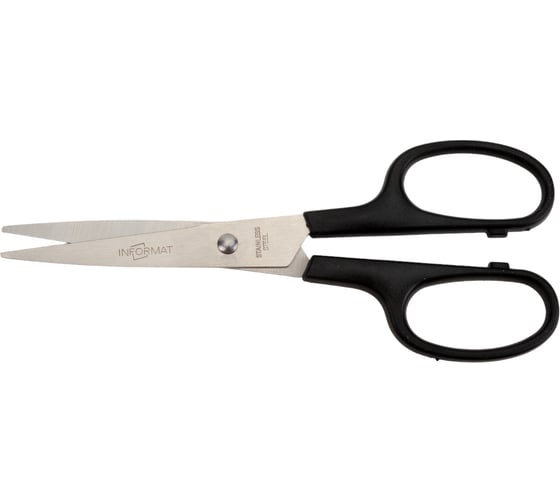 Изображение товара Офисные ножницы INFORMAT металл-черный, пластик, 160 мм SO1603