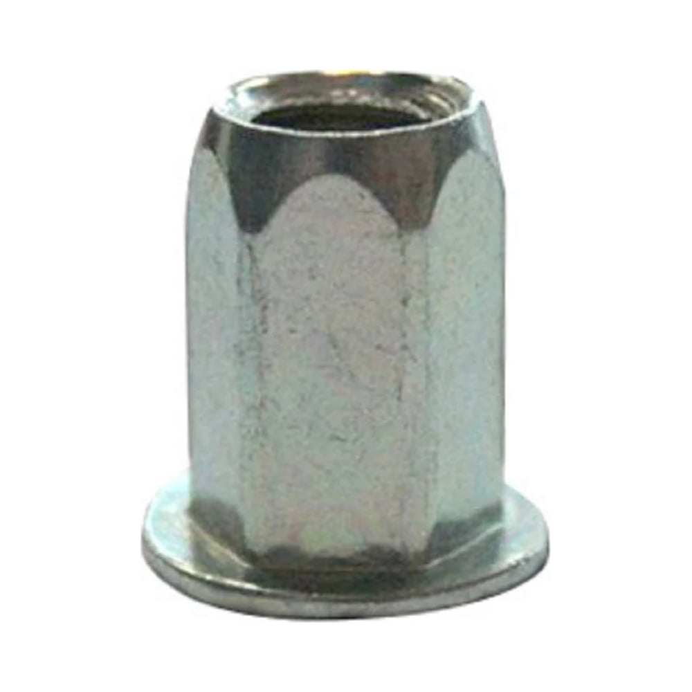 Изображение товара Заклепка-гайка ЦКИ М5 плоская уменьшенная сталь 10 шт. BRALO