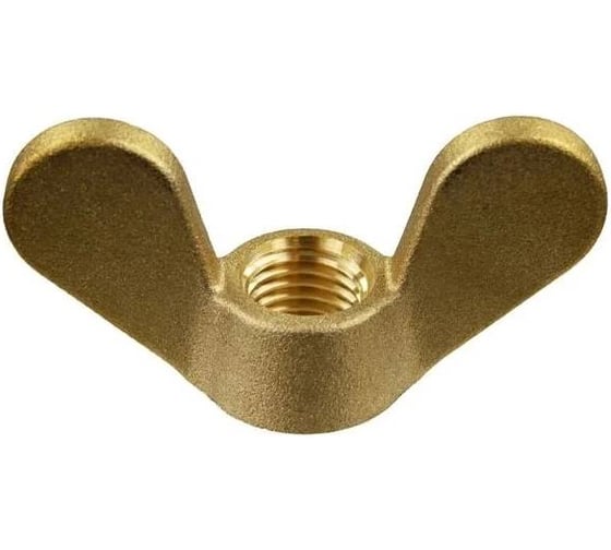 Изображение товара Гайка-барашек ЦКИ М16 DIN315 латунь 1 шт. 2983619