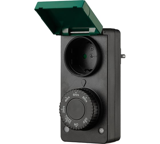 Изображение товара Розетка с таймером (с датчиком освещенности) FERON TM29, IP44, суточная, 2300W/10A, 51434