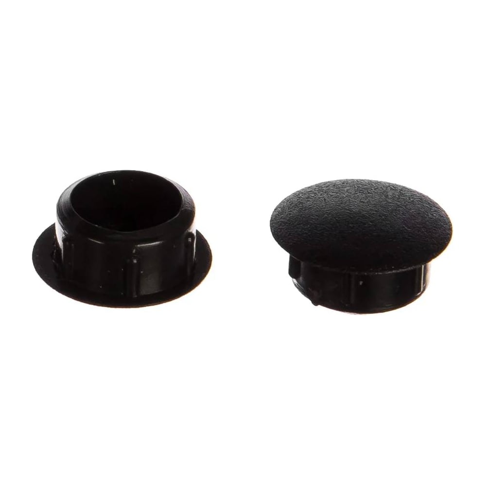 Изображение товара Заглушки ЦКИ D 5 черные 200 шт - защита отверстий из пластика