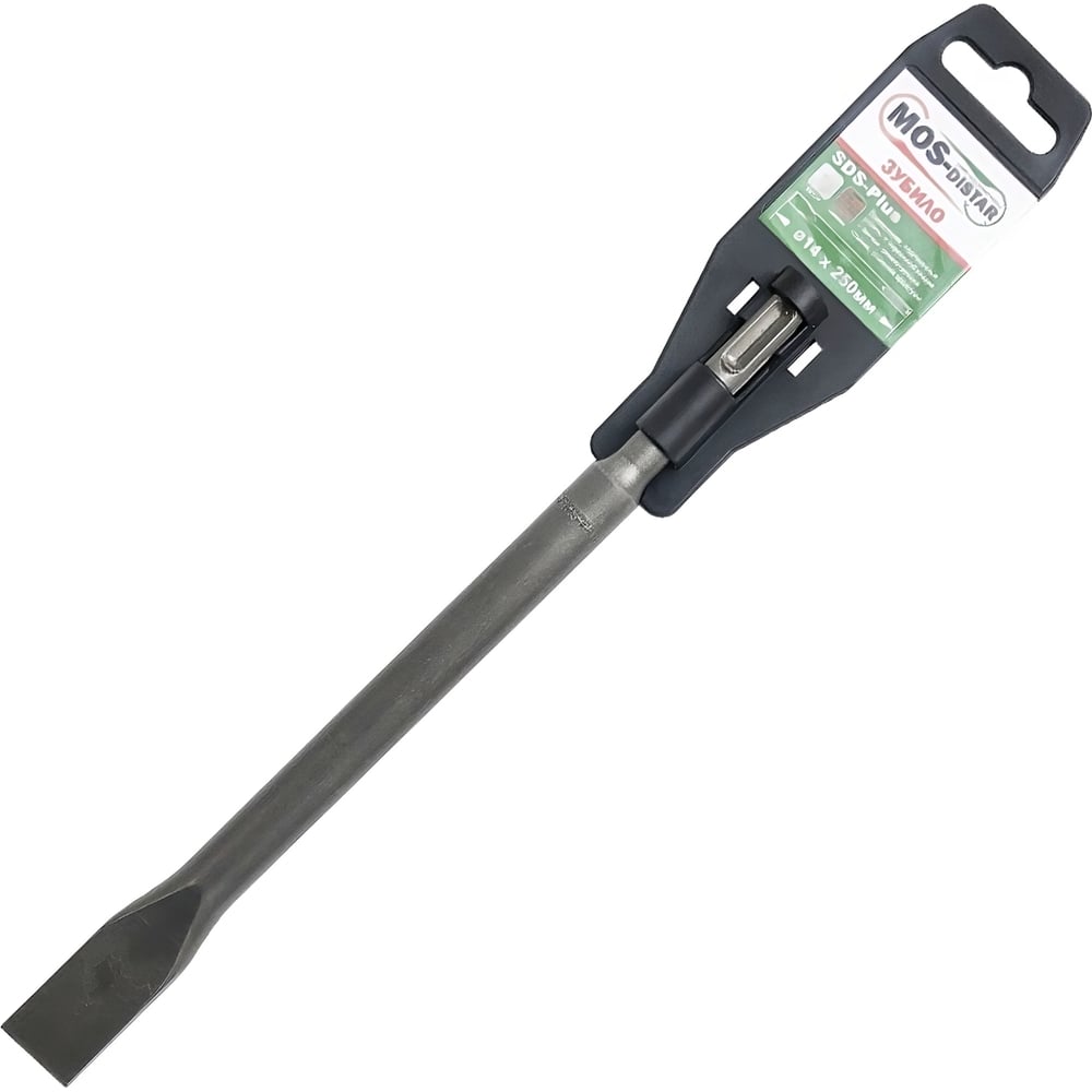 Изображение товара Зубило MOS-DISTAR 14х250х20 мм SDS-Plus плоское для строительных работ
