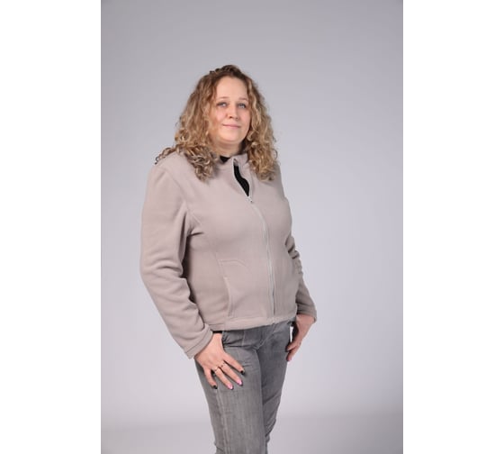 Изображение товара Флисовая толстовка Orlov-sky Мастерица 50801180/4  р-р 60-62, рост 158-164 цв. сфинкс KKW 4670093487796