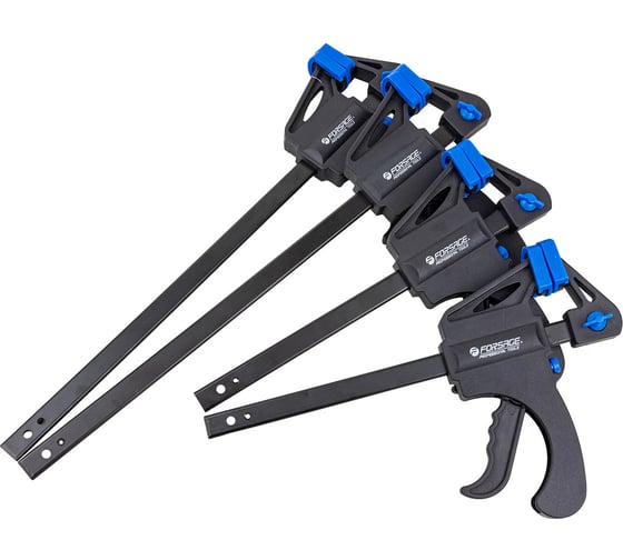 Изображение товара Комплект струбцин быстрозажимных Forsage 4 предмета (6 2шт, 12 2шт) F-38404(60271)