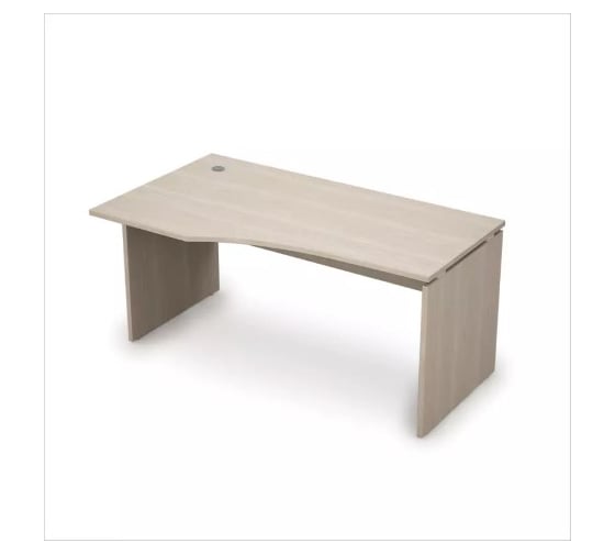Изображение товара Стол криволинейный ALSAV 6С.020 1600x900x750 мм левый, шамони светлый 06012454