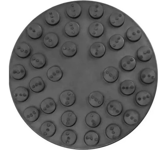 Изображение товара Накладка резиновая для подъемников с усиленным кордом Great Wolf d140 мм, h25 мм, 4 шт GW-N94K