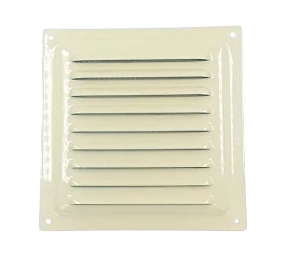 Изображение товара Решетка металлическая ВИЕНТО 150x150 мм, слоновая кость РМ1515-сл.кость