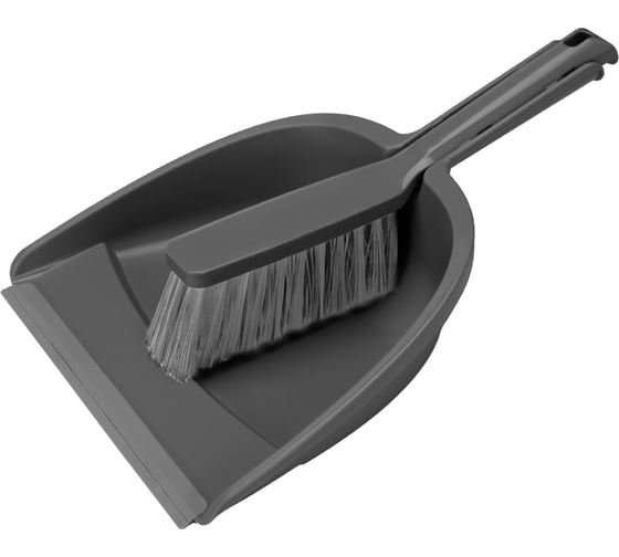 Изображение товара Комплект щетка-сметка с совком Econova Темно-серый 431501315