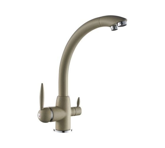 Изображение товара Смеситель для кухни OUTE с отдельным выходом под фильтр, однорычажное управление T633BK-8