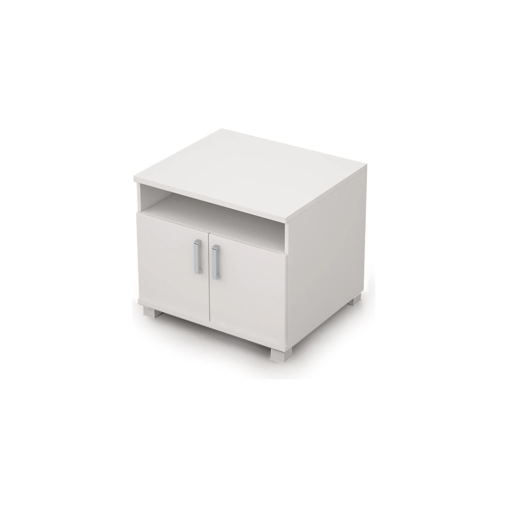 Изображение товара Тумба для оргтехники ALSAV 6Т.005 800х600х630 мм белый ЛДСП современная мебель