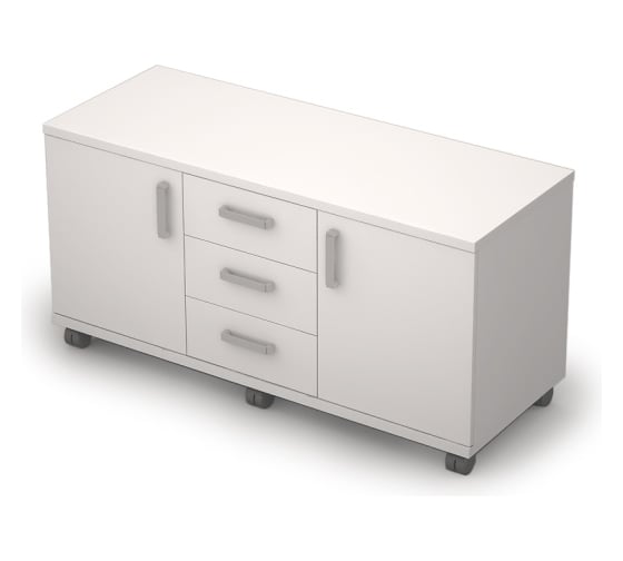 Изображение товара Тумба мобильная ALSAV 6Т.006 1190*454*598, белый 06005693