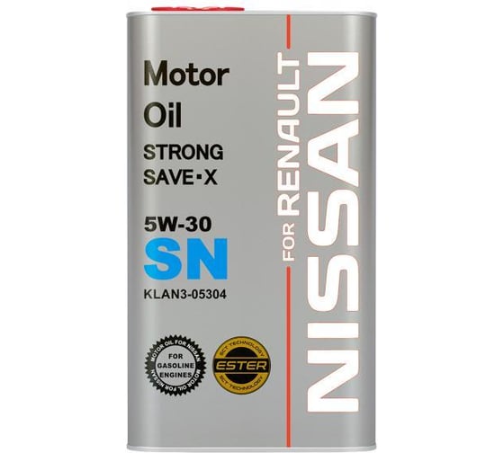 Изображение товара Синтетическое моторное масло FANFARO FOR RENAULT / NISSAN 5W30 (metal) 4 л 5W-30 6709-4ME-E