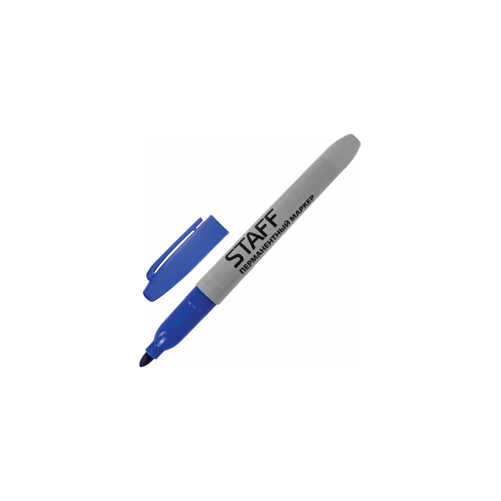 Нестираемый перманентный маркер Staff маркер перманентный пулевидный 3 мм синий crown multi marker cpm 800