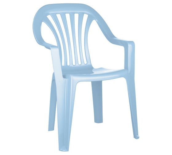 Изображение товара Детский стул Пластишка 370х360х550 мм, светло-голубой 431207031