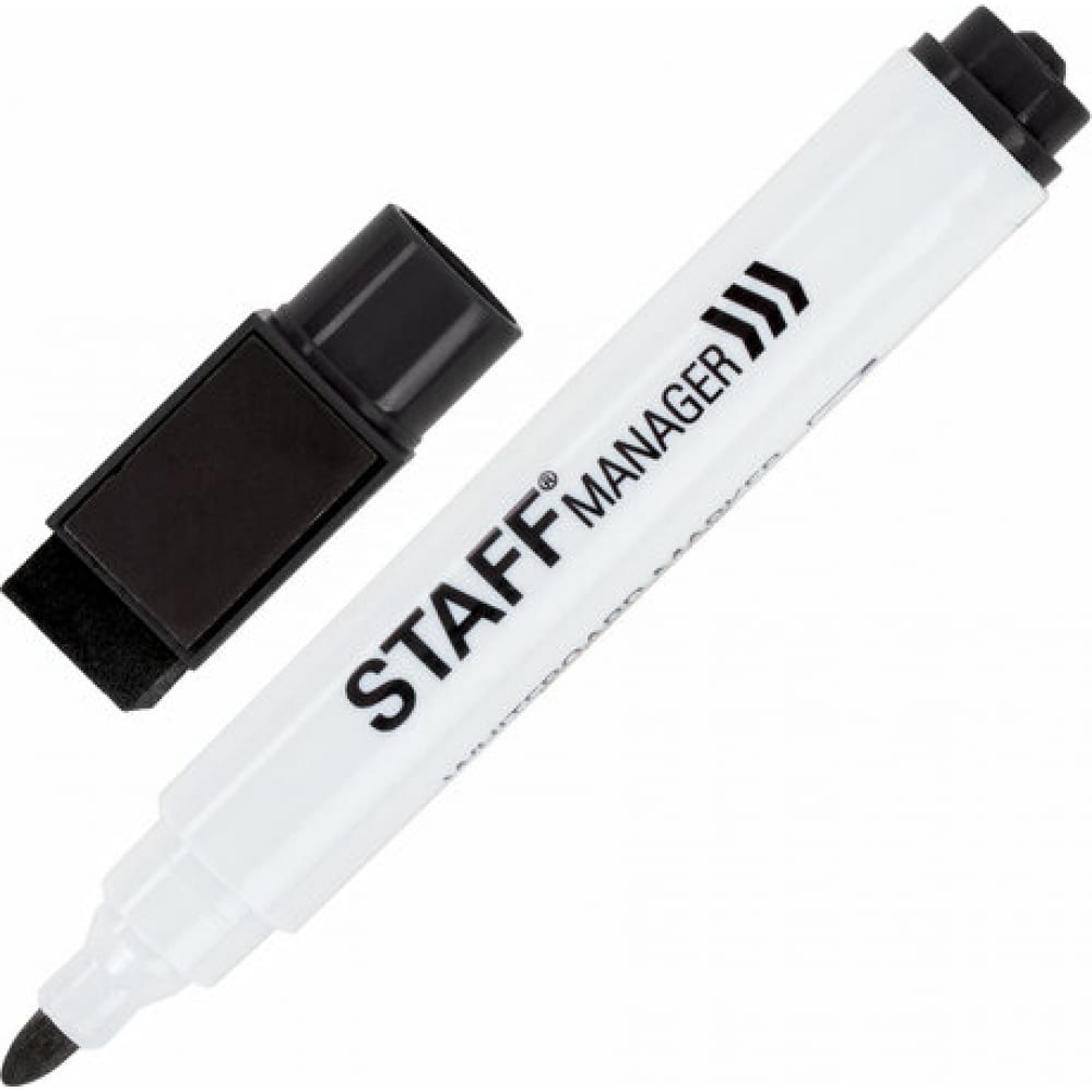 Стираемый маркер для белой доски Staff маркер стираемый для белой доски brauberg комплект 12 штук линия 4 мм 880461