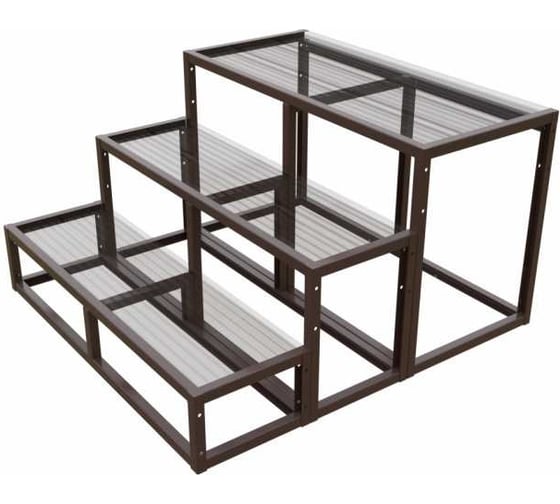 Изображение товара Крыльцо к дому АрсеналЪ 3 ступени Универсал (уличная лестница, приступок) серия ARSENAL AVANT мод. без доски AR18V7348H9-06