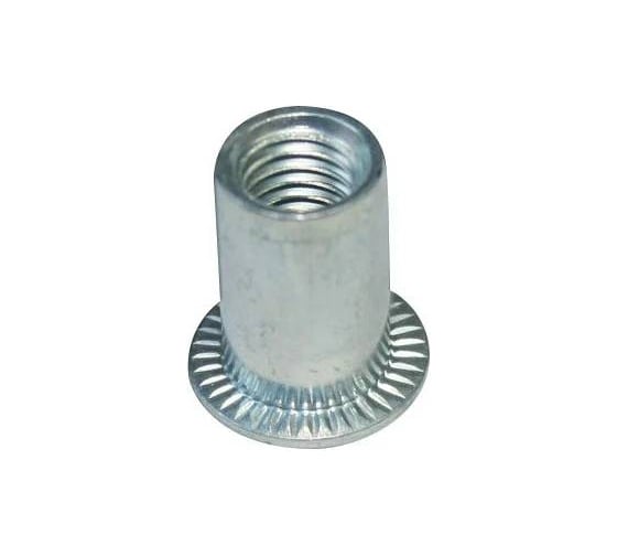 Изображение товара Заклепка-гайка ЦКИ М8 плоская сталь Ц BRALO 2 шт. 6953109