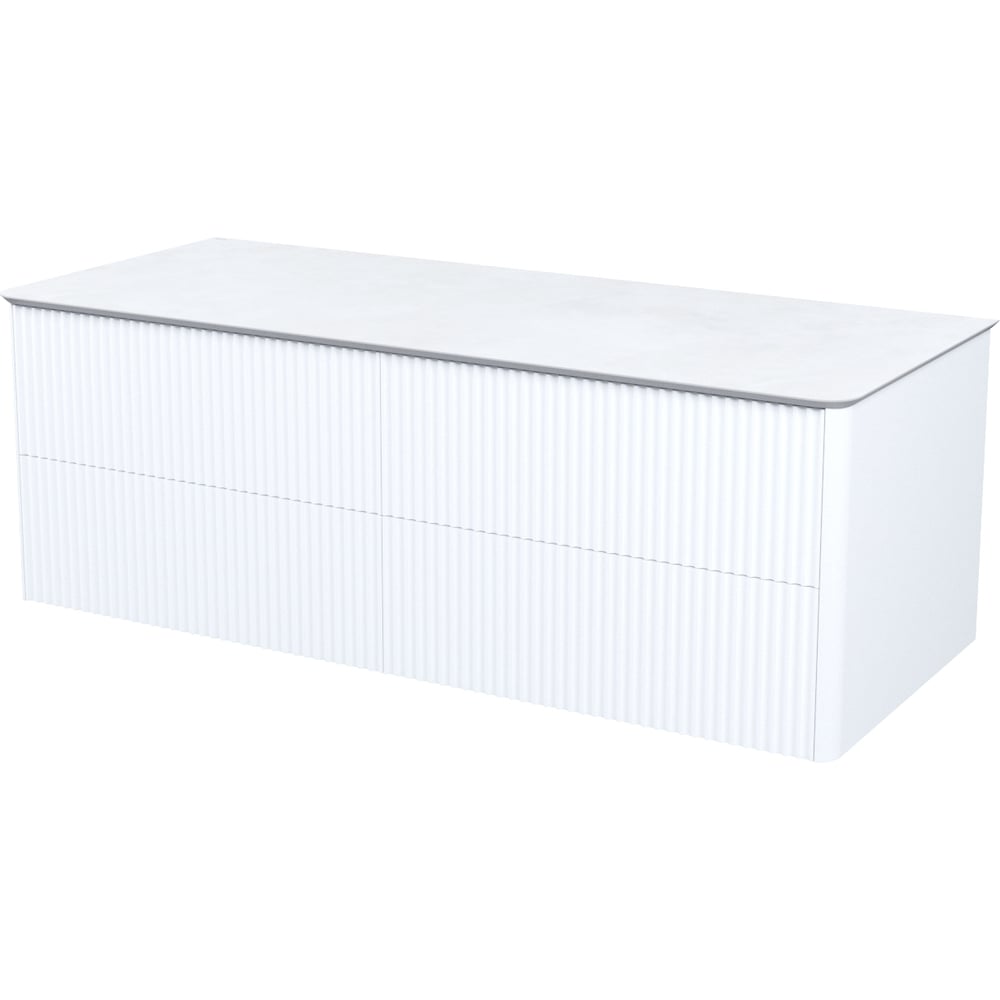 Изображение товара Подвесная мебель для ванной 120 см IDDIS Aiger белый матовый с ящиками