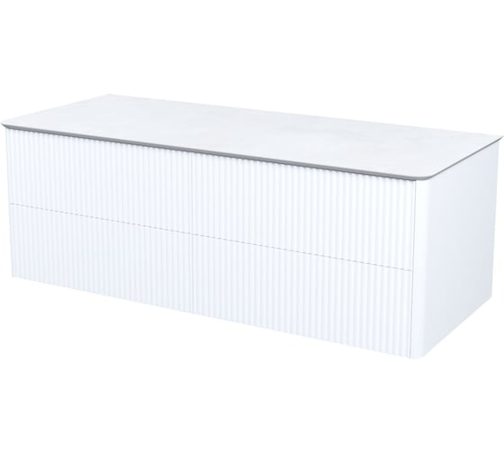 Изображение товара Тумба подвесная со столешницей IDDIS Aiger без отверстий, 120 см, белый AIG12W1i95K