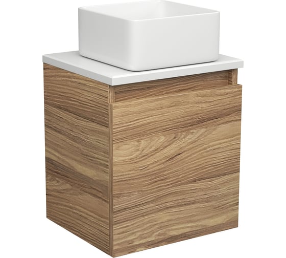 Изображение товара Тумба Bauedge Bau Dream Blackwood 35, раковина BAU Mini 24х24 SD3001