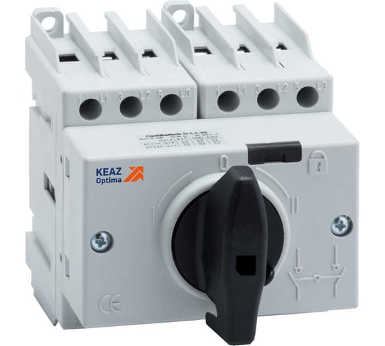 Изображение товара Реверсивный выключатель-разъединитель КЭАЗ OptiSwitch DI-16-3C 332078