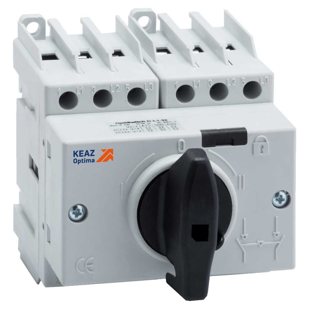 Изображение товара Реверсивный выключатель-разъединитель КЭАЗ OptiSwitch DI-63-4C 332088