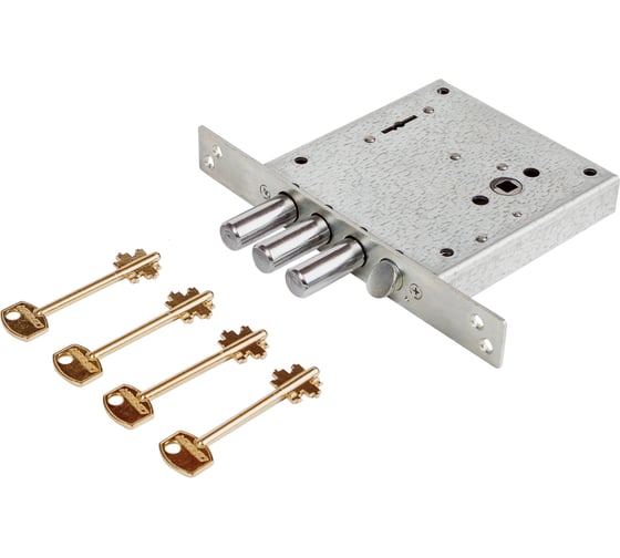 Изображение товара Врезной замок CERBER C2-F 014 3 ригеля, защелка 2183