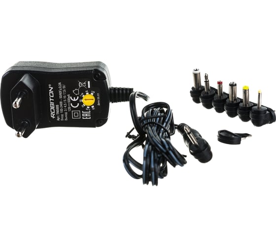 Изображение товара Импульсный адаптер/блок питания ROBITON TN500S 500мА BL1 14526