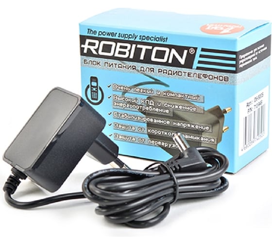 Изображение товара Угловой адаптер/блок питания ROBITON ID6-500S 15693