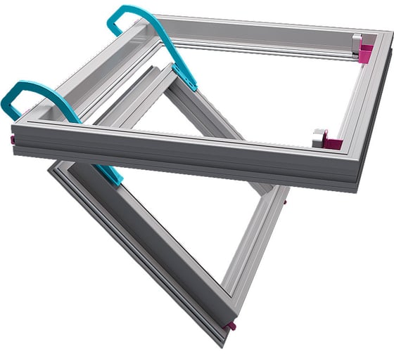 Изображение товара Люк под натяжной потолок Хаммер Парус 40x40 для ПВХ и тканевых полотен pr44