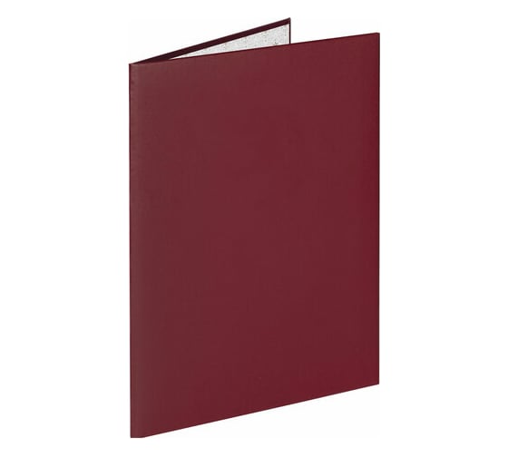 Изображение товара Папка Staff адресная бумвинил без надписи А4 бордовая индивидуальная упаковка Basic  129634