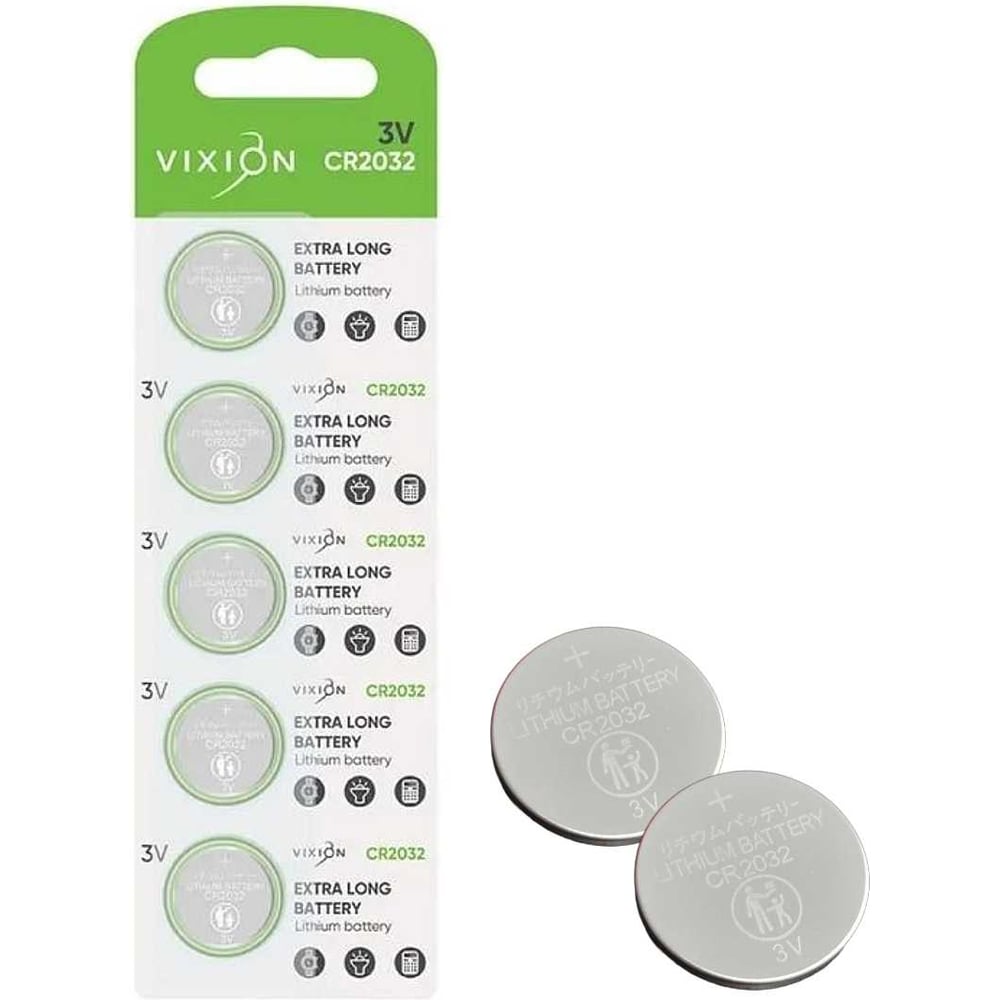 Изображение товара Литиевая батарейка CR2032 3 В в упаковке 5 штук таблетка
