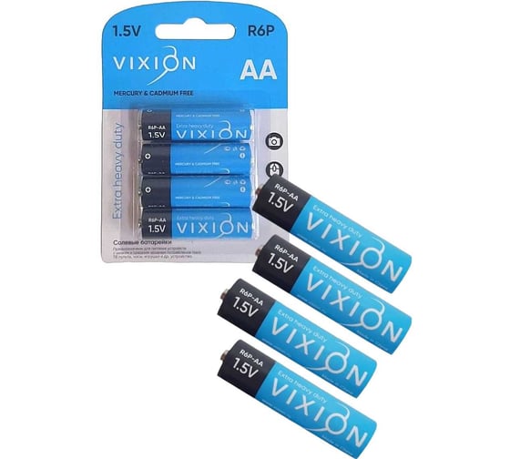 Изображение товара Батарейка солевая 23 Болта R6P-AA 4шт в упаковке AA-R6P 4B