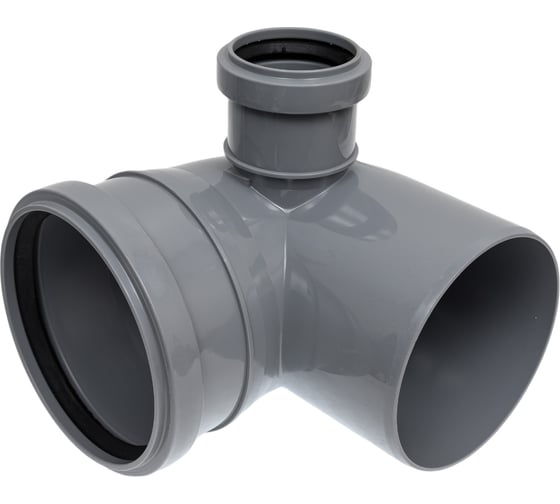 Изображение товара Отвод ПОЛИТЭК 110х90 градусов с выходом 50, правый 300111050П