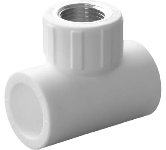 Изображение товара Комбинированный тройник ПОЛИТЭК с внутренней резьбой 32 мм 1/2 9500003212к