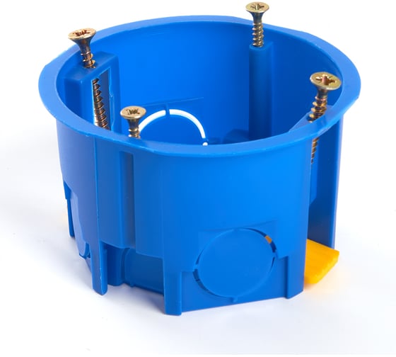 Изображение товара Подрозетник FERON STEKKER EBX20-02-2 с лапками для полых стен, синий (без инд. стикера), 200шт, 39351