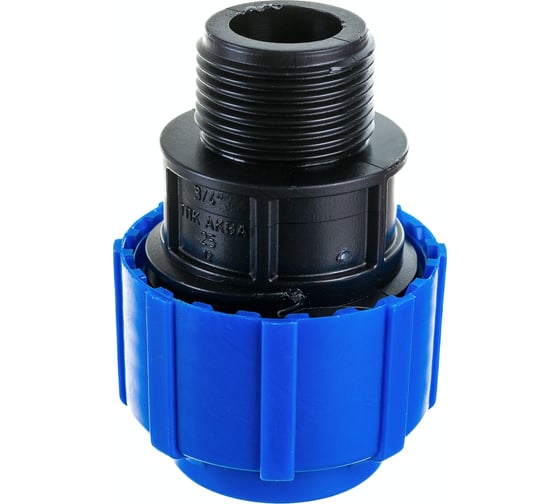 Изображение товара Муфта с наружной резьбой Политэк 25х3/4 ТПК-АКВА 50030025