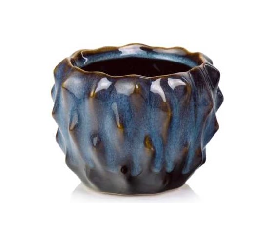 Изображение товара Кашпо SCHEURICH керамикаVintage d16 см h13 см синий 071443