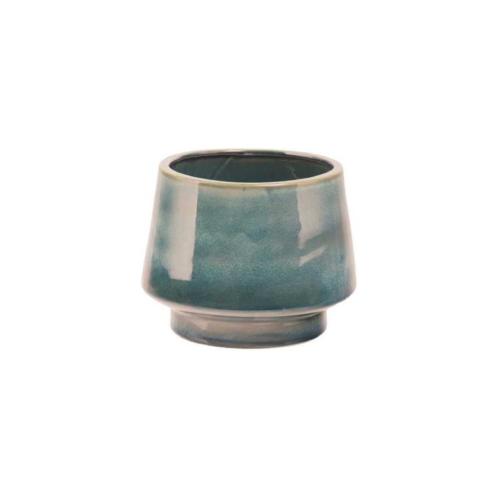 Изображение товара Кашпо SCHEURICH Vintage голубое керамическое 15 см для растений