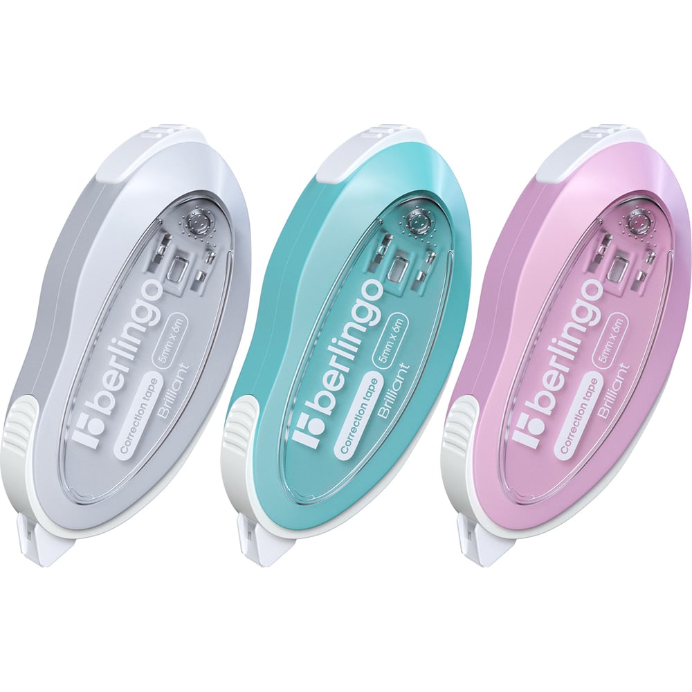 Изображение товара Корректирующая лента Berlingo Brilliant, 5 мм х 6 м 356799