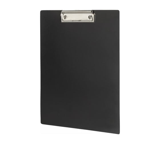 Изображение товара Доска-планшет 34 шт в упаковке Staff с прижимом А4 (315х235 мм) пластик 1 мм черная  229223