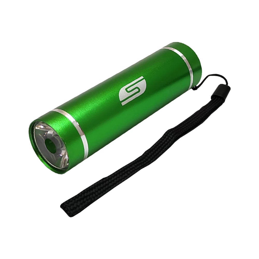 Изображение товара Светодиодный фонарь SOLARIS Зелёный 3108green компактный водостойкий для дома и туризма